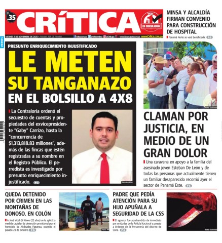 Portada Diario Crítica