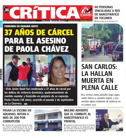 Portada Diario Crítica