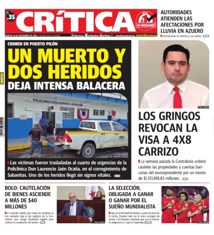 Portada Diario Crítica