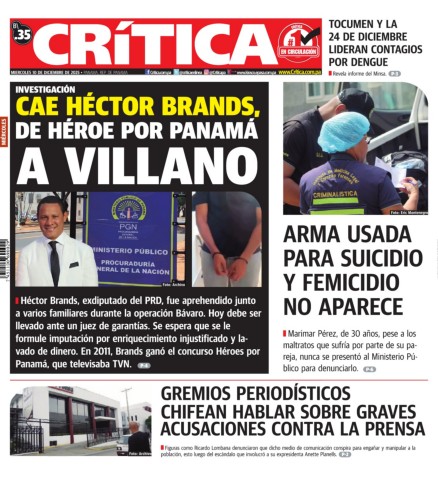 Portada Diario Crítica