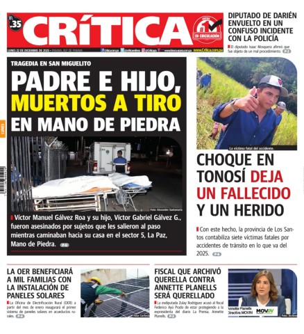 Portada Diario Crítica