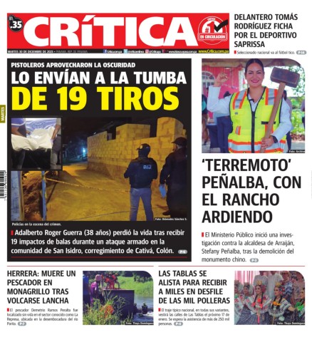 Portada Diario Crítica