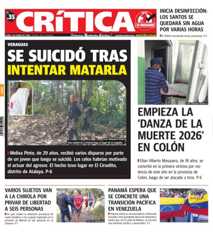 Portada Diario Crítica