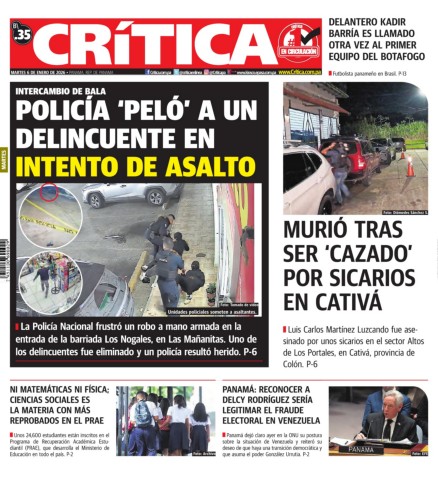 Portada Diario Crítica