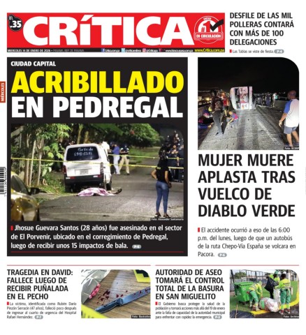 Portada Diario Crítica