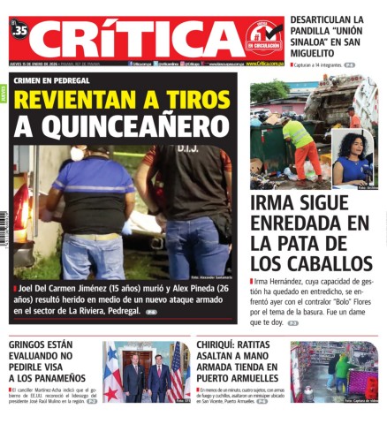 Portada Diario Crítica