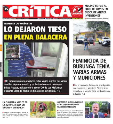 Portada Diario Crítica