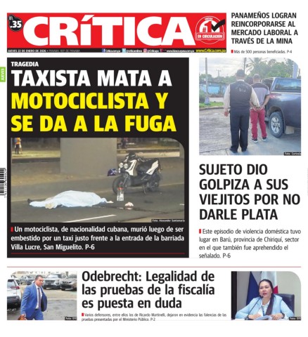 Portada Diario Crítica