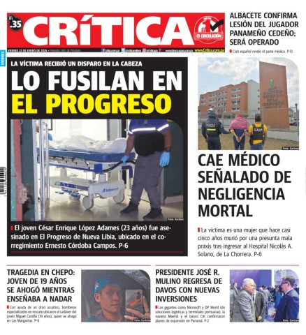 Portada Diario Crítica
