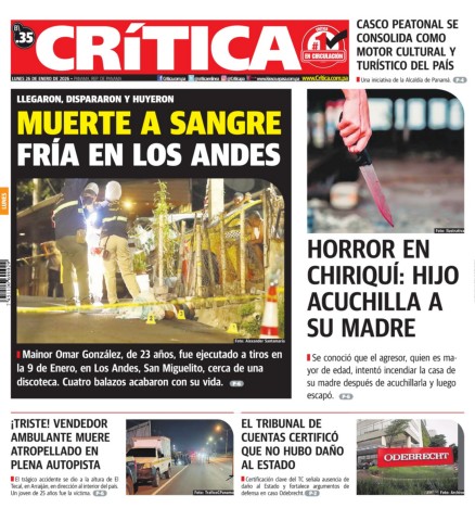 Portada Diario Crítica