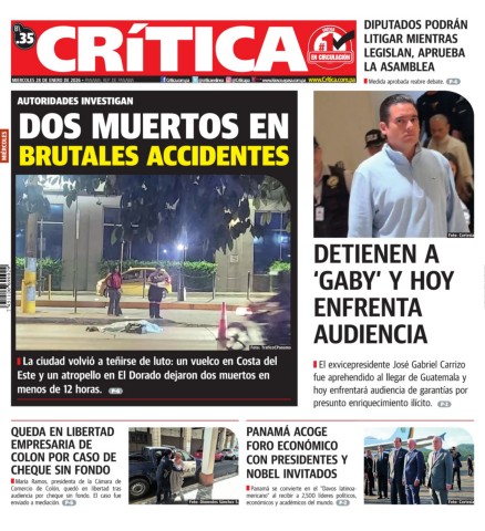 Portada Diario Crítica