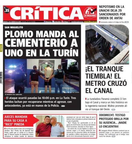 Portada Diario Crítica