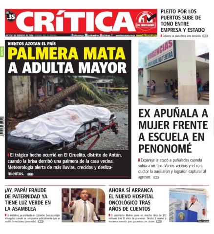 Portada Diario Crítica