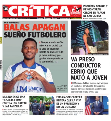 Portada Diario Crítica