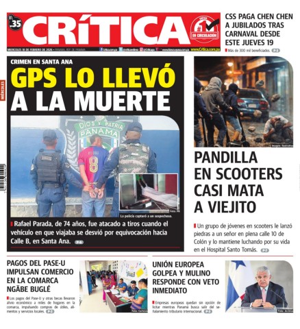 Portada Diario Crítica