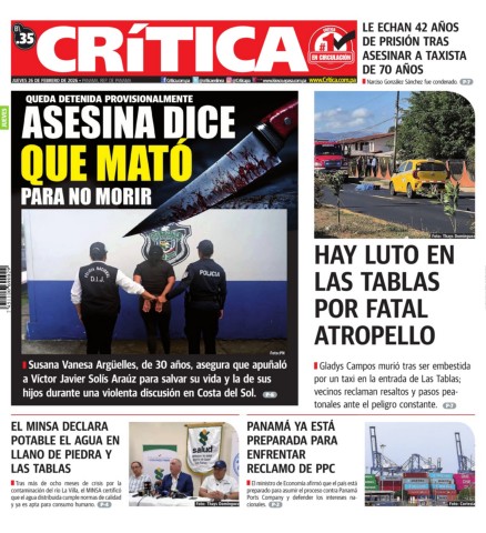 Portada Diario Crítica