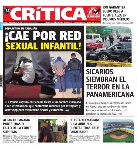 Portada Diario Crítica