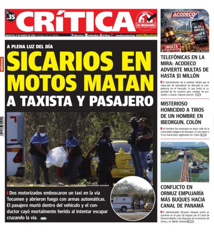 Portada Diario Crítica