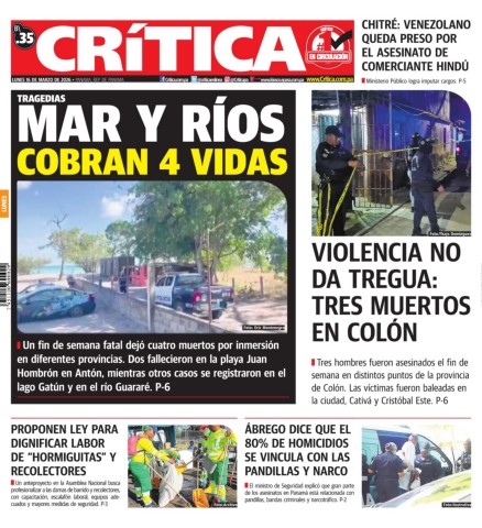 Portada Diario Crítica