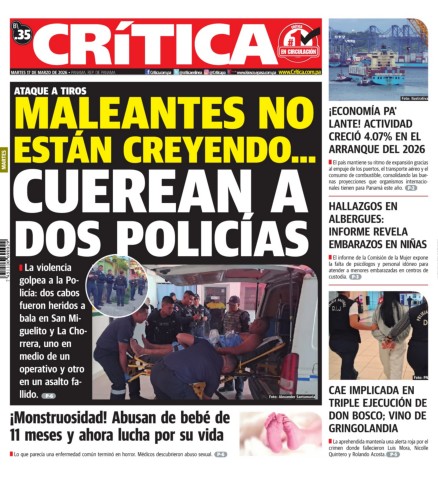 Portada Diario Crítica