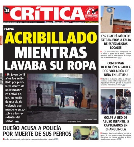 Portada Diario Crítica
