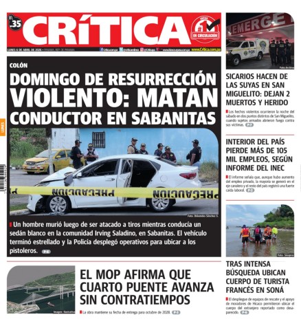 Portada Diario Crítica