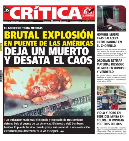Portada Diario Crítica