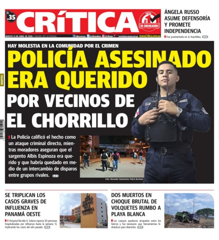 Portada Diario Crítica