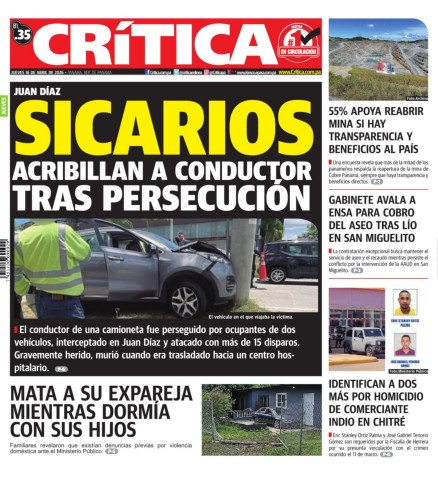 Portada Diario Crítica