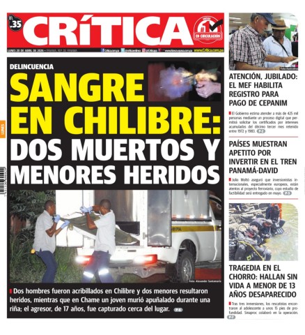 Portada Diario Crítica