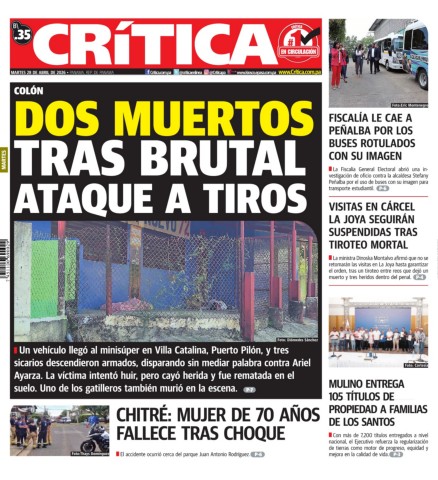 Portada Diario Crítica