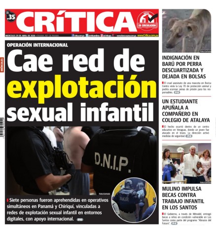 Portada Diario Crítica