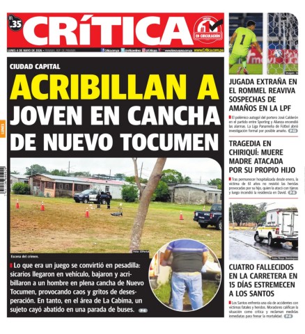 Portada Diario Crítica