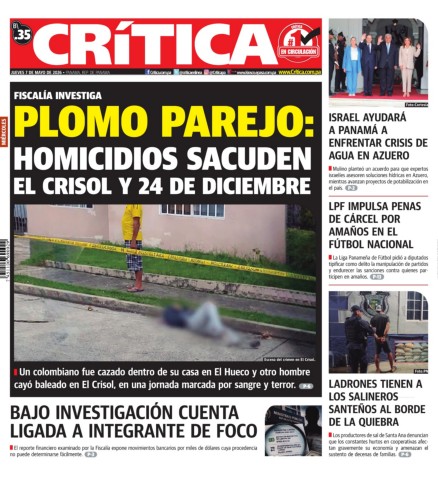 Portada Diario Crítica