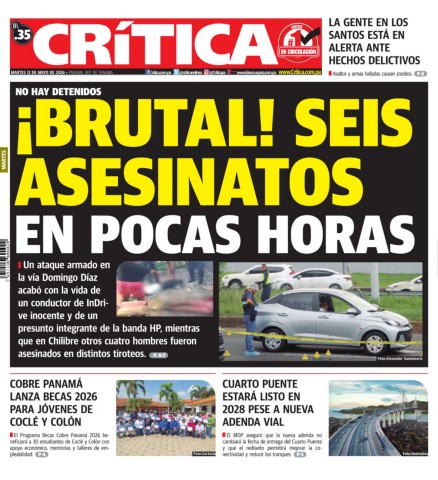 Portada Diario Crítica