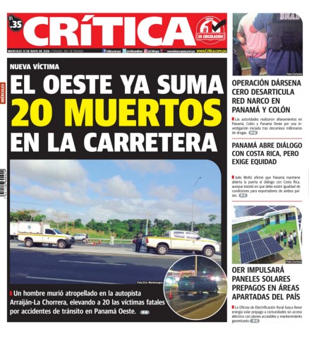 Portada Diario Crítica