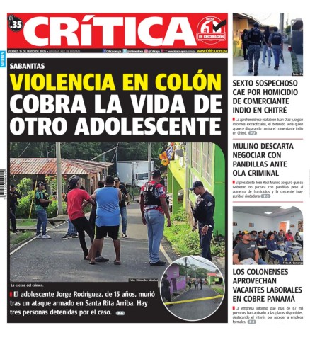 Portada Diario Crítica