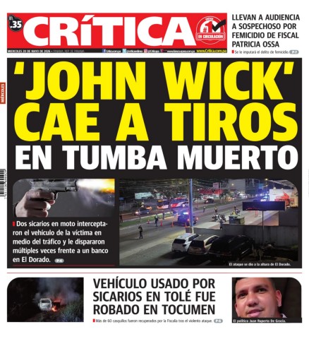Portada Diario Crítica