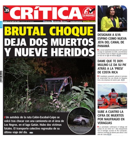 Portada Diario Crítica