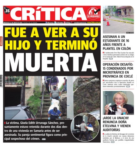 Portada Diario Crítica