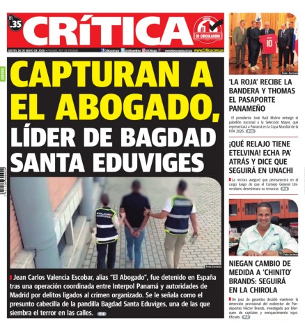 Portada Diario Crítica