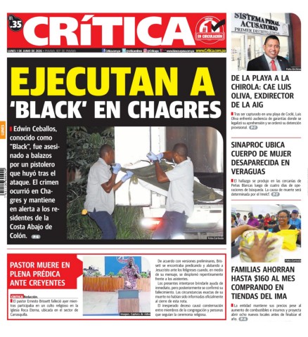 Portada Diario Crítica