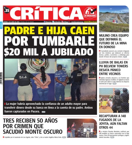Portada Diario Crítica