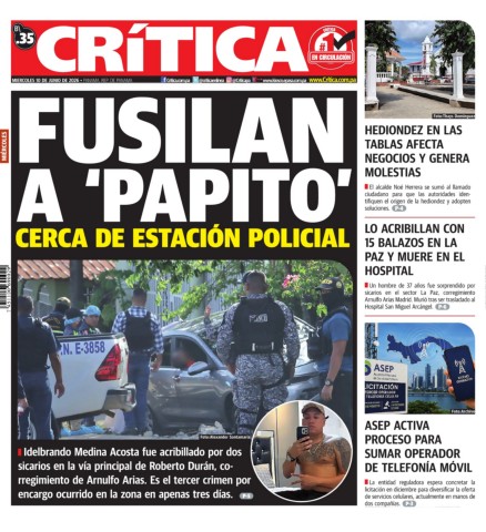 Portada Diario Crítica