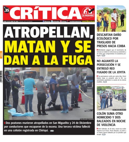 Portada Diario Crítica