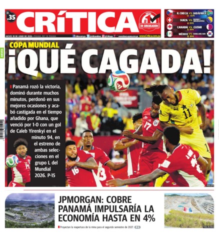 Portada Diario Crítica