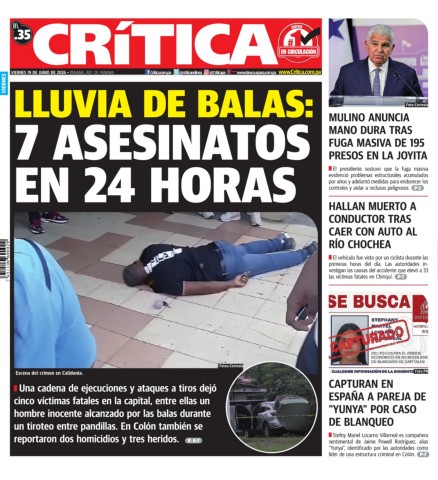 Portada Diario Crítica