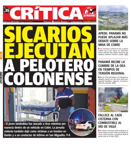Portada Diario Crítica