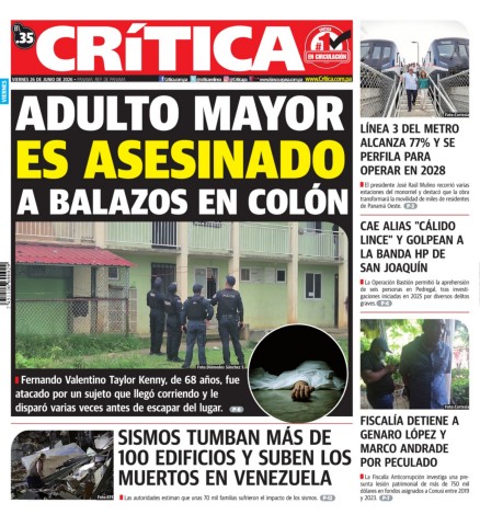 Portada Diario Crítica