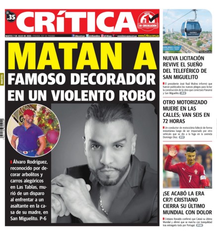 Portada Diario Crítica